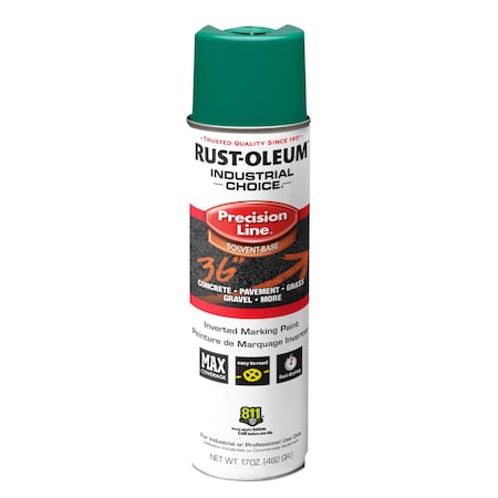 Inverted Marking Paint Safety Green 17 OZ. MPN:1634838V