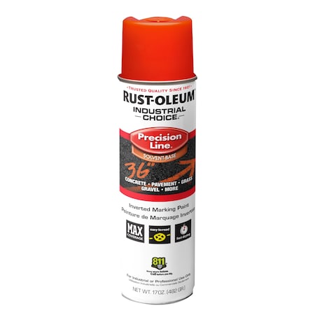 Inverted Marking Paint Alert Orange 17 OZ. MPN:203026V