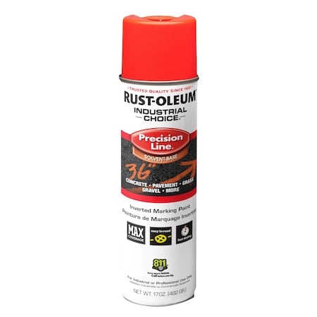 Inverted Marking Paint Fluorescent Red/Orange MPN:203028V