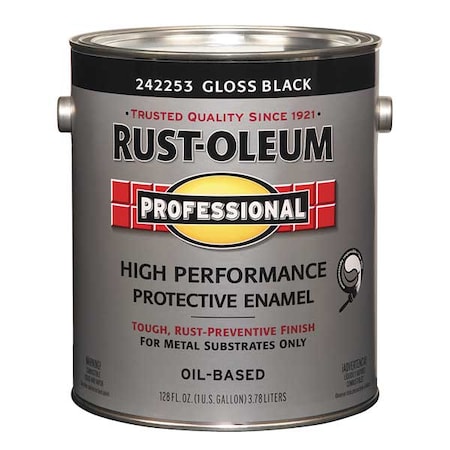 Rust-Oleum Professionalgloss Black 1 Gallon MPN:242253