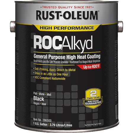 High Heat Gp 400 F Black 1-Gal MPN:286503