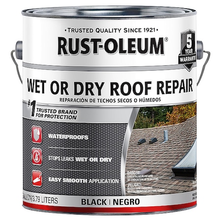Plastic Roof Cement Black 0.9 Gal MPN:301899