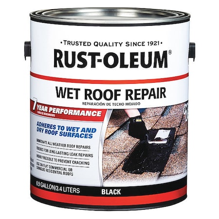 Wet Roof Repair Roofingcement Black 0.9 Gal MPN:347427