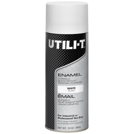 Utili-T Gen Purpose Spray Paint Gloss White 10OZ MPN:387395