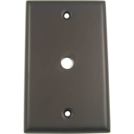 Single Cable Switch Plate, Number of Gangs: 1 Oil Rubbed Bronze Finish MPN:781ORB