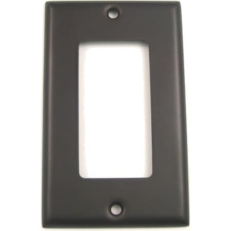 Single Rocker Switch Plate, Number of Gangs: 1 Oil Rubbed Bronze Finish MPN:784ORB