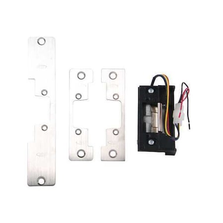 Electric Door Strike, Stainless Steel, Brushed, Includes: Trim Plate MPN:S65U 32D