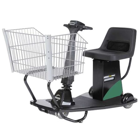 MotorizedShoppingCart, 56inL, 24inW, Steel MPN:RWR-AMG-440300-GN