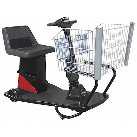 MotorizedShoppingCart, 55inL, 24inW, Steel MPN:RWR-AMG-440300-RD