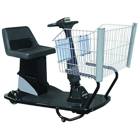 MotorizedShoppingCart, 55inL, 24inW, Steel MPN:RWR-AMG-440300-SLVR