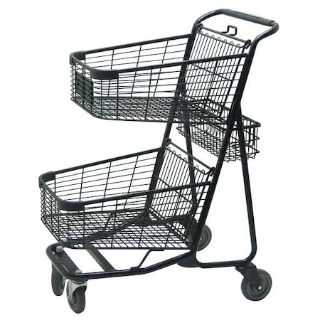 TwoTierCart, Steel, 29-in L, 22-1/2 in W MPN:RWR-VER-5050BK