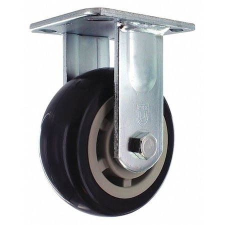 Poly Wheel w/Plate Caster, 5x2
