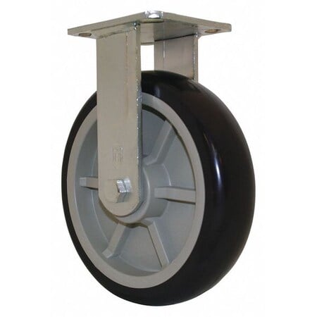 Poly Wheel, Rigid Plate Caster, 8