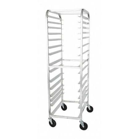 Pan Rack, Aluminum, 15Tray Cap, End Loading MPN:01-APR-1518-4-ST