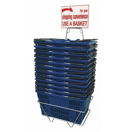 Hand Basket Set, Jumbo, Blue MPN:H2432002