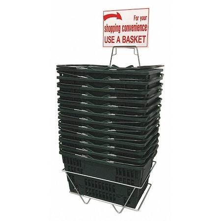 Hand Basket Set, Jumbo, Green MPN:H2432003