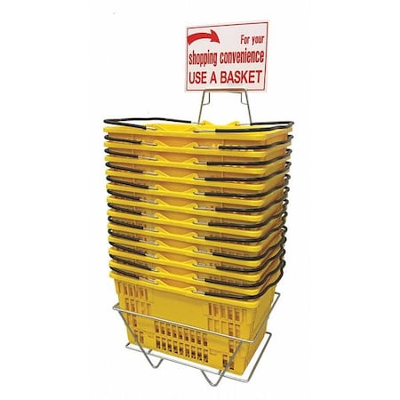 Hand Basket Set, Jumbo, Yellow MPN:H2432004