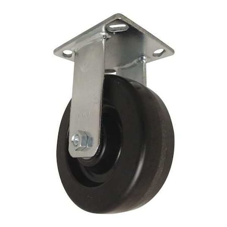Plate Caster, Rigid, Phenolic, 8