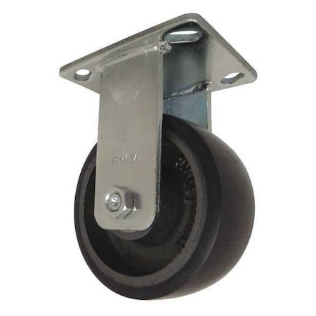 Rigid Plate Caster, Polyurethane, 1050 lb. MPN:47-UIR-0520-R