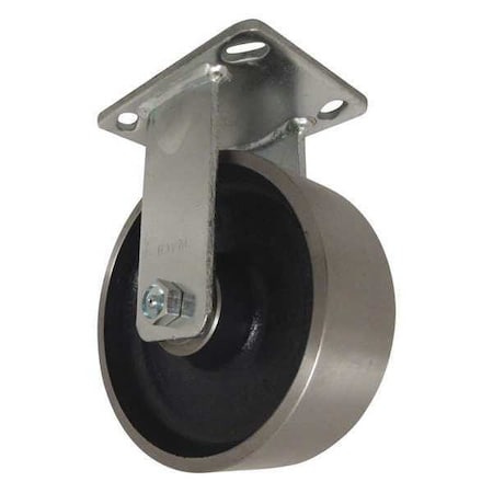 Rigid Plate Caster, Forged Steel, 1800 lb. MPN:65-FSR-0620-R