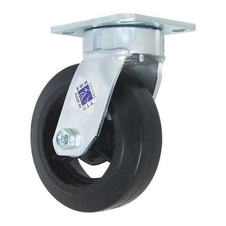 Kingpinless Plt Cstr, Swvl, Rbr, 6