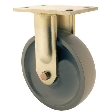 Rigid Plate Caster, Nylon, 8 in., 1800 lb. MPN:68-GTB-0820-R