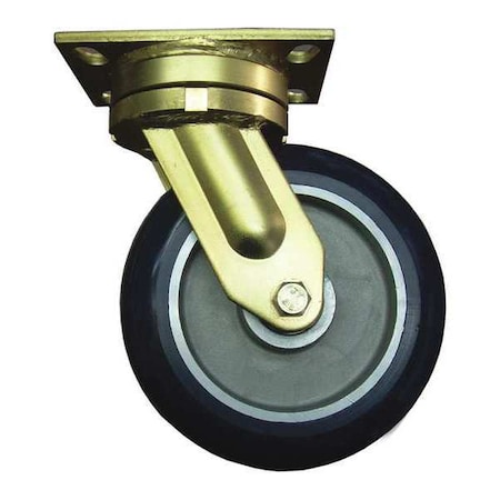Swivel Plate Caster, Polyurethane, 1500 lb MPN:68-UAB-0821-S-92A