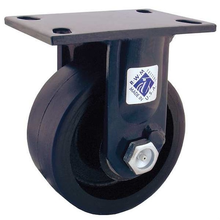 Rigid Plate Caster, Phenolic, 8 in, 2000 lb MPN:75-DUR-0825-R