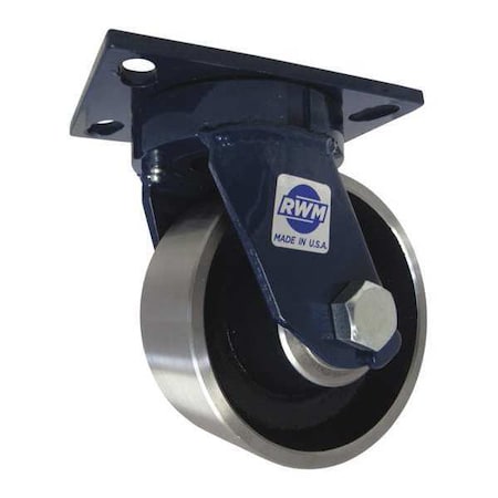 Kingpinless Swivel Plate Caster, 5000 lb. MPN:75-FSR-0625-S