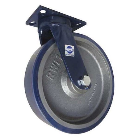 PlateCaster, Swivel, Polyurethane, 13 1/2