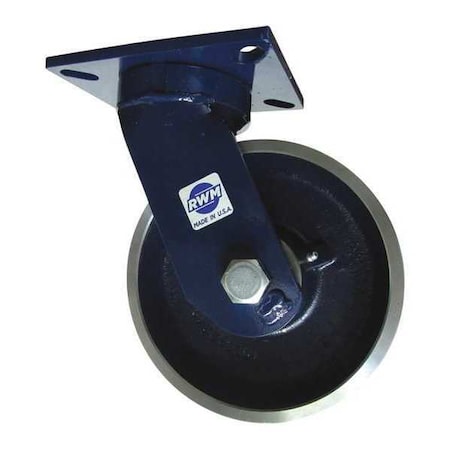 Kgpnls Plt Cstr, Swvl, Steel, 6