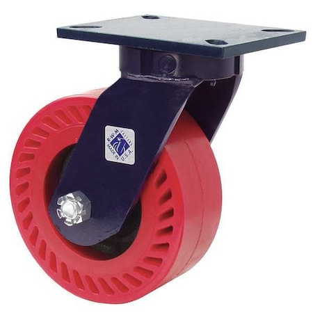 Kingpinless Swivel Plate Caster, 2500 lb. MPN:76-UIR-0830-S-CWB