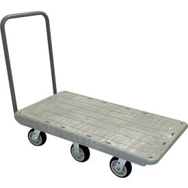 R.W. Rogers Non-Nesting Flatbed with Plain Handle & 6 Poly Wheels 48