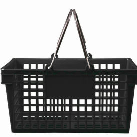 R.W. Rogers Classic Grocery Basket 23 Liter Capacity Black H2461010