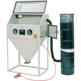 ALC 40403 Top & Side Open Blast Cabinet W/ Dust Collector Steel 40403