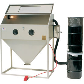 ALC 40411L Top & Side Open Blast Cabinet W/ Dust Collector Steel 40411L