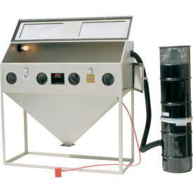 ALC 40413L Top & Side Open Blast Cabinet W/ Dust Collector Steel 40413L