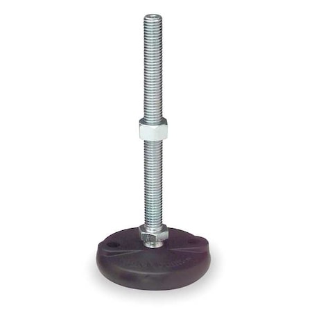 Leveling Mount, Swivel Stud, 1-8, 5 in Base MPN:BNYLE510
