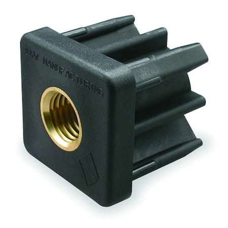 Tube End Leveling Mount, Square, 1/2