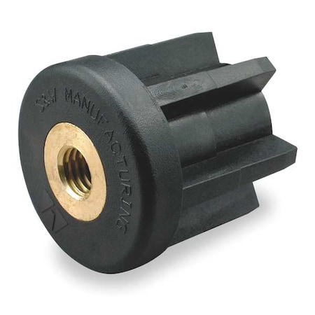 Round Tube End, 1/2-13 Thread, Outside Dia.: 2 in MPN:TE2-2B