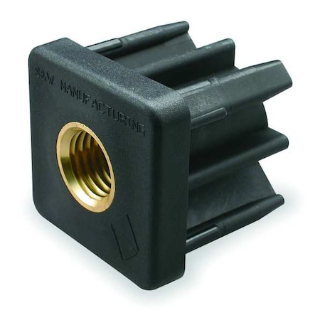 Tube End Leveling Mount, Square, 5/8