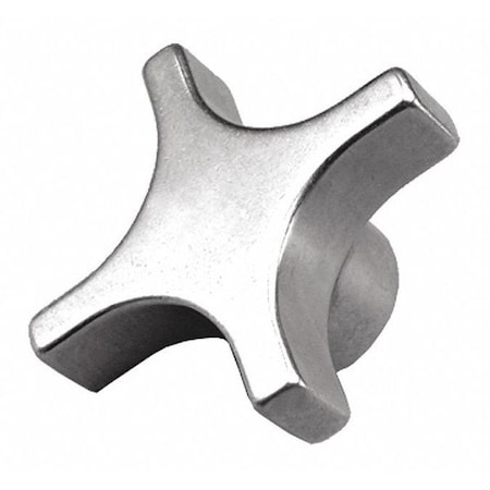Alum Clamp Knob, Nose Stud, M10, 51mm dia. MPN:ALH-23MT