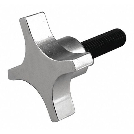 Alum Clamp Knob, Stud, 1/4-20