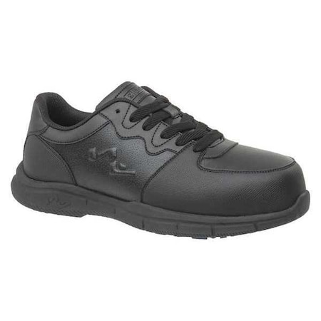 Men's Athletic Shoe, Composite Toe, Leather Upper, Rubber Outsole, Lace Up, Black, 10 1/2 Medium MPN:5020-10.5M