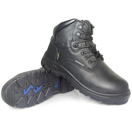 Men's 6-Inch Work Boot, Composite Toe M, Leather, Black MPN:6070-9M