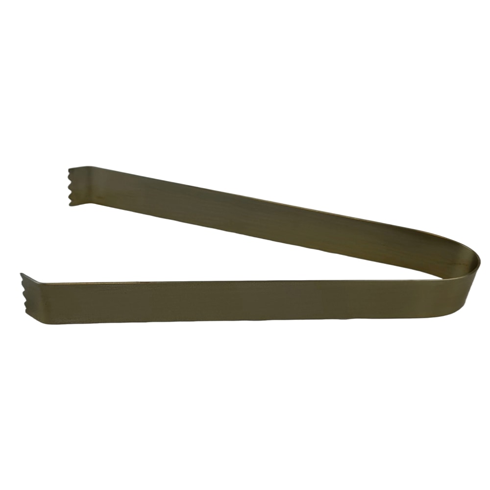 Hospitality Source Bar Tools Ice Tongs, 7in, Gold, Set Of 144 Tongs MPN:BR-0321