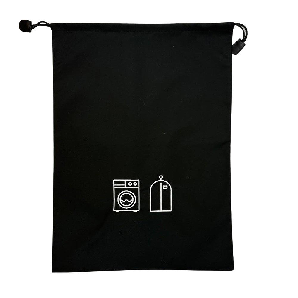 Hospitality Source Reusable Laundry Bags, 16in x 22in, Black, Pack Of 50 Bags MPN:RB-0340