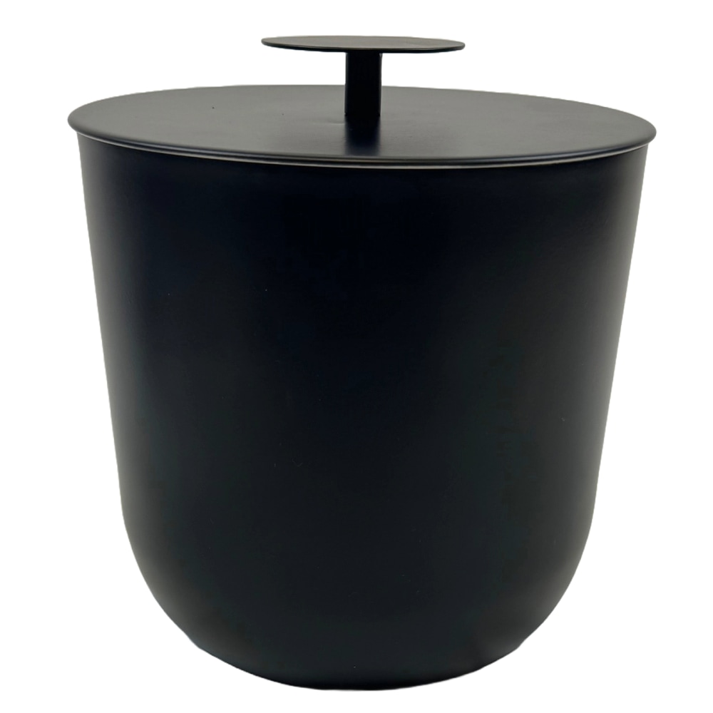 Hospitality Source Luxury Ice Buckets, 3-Quart, Black, Set Of 8 Buckets MPN:BR-0309