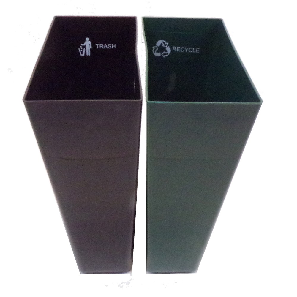 Hospitality Source Replacement Standard Liner Sets, 16-Quart, Brown/Green, Case Of 6 Sets MPN:WB-0001RECLINERSET