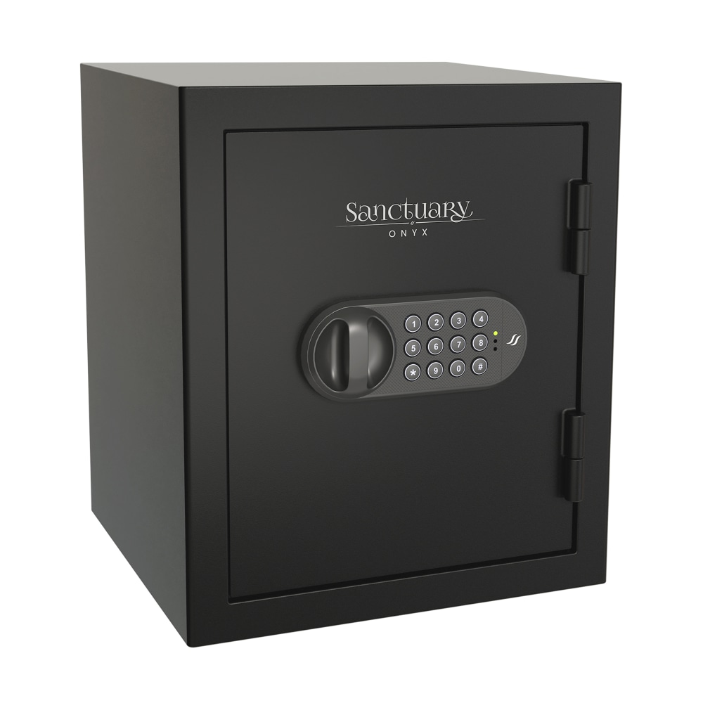 Sanctuary Onyx Fireproof Home And Office Safe With Electronic Lock, 1.01 Cu. Ft. Capacity, Matte Black MPN:SA-ONYX2